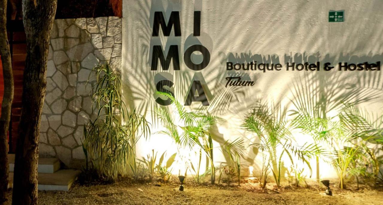 Mimosa Tulum Hostel Kültér fotó